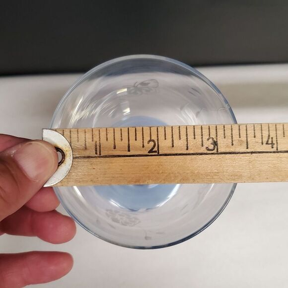 4 Lenox Butterfly Meadow Etched Crystal Glasses Great Condition! - Picture 8 of 13